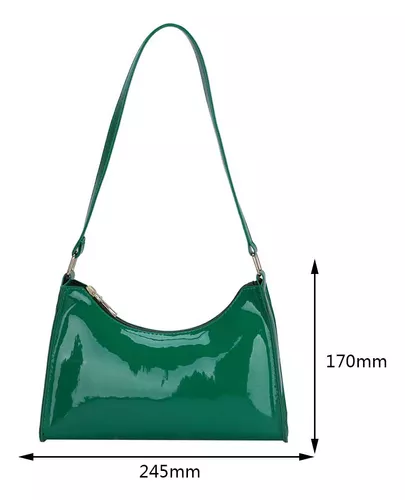 Bolso de hombro pequeño de media luna para mujer, bolso de cartera para  axilas