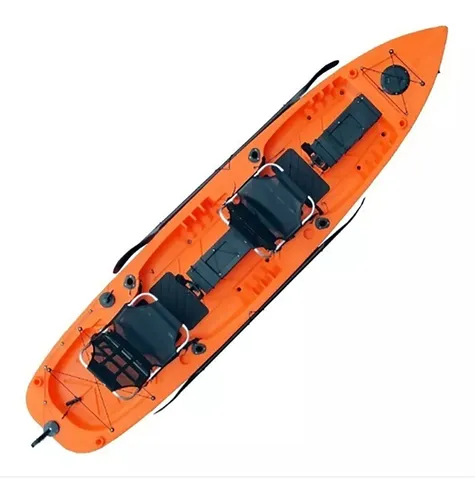 comprar Caiaker Mero Caiaque Laranja Duplo Para Até 220 Kg