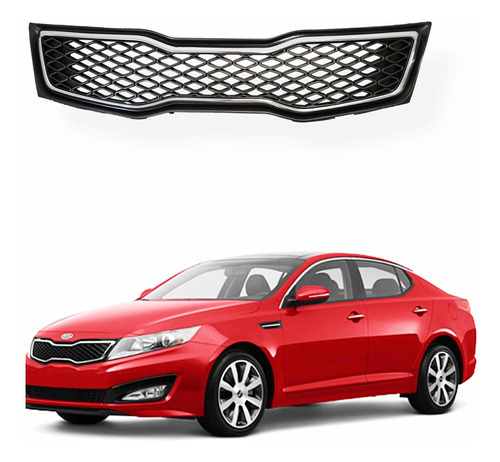 Automoded Rejilla Delantera Para Kia Optima Sx Sxl Cromo Abs