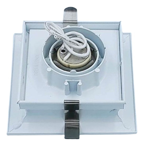 Embutido Alumínio De Embutir 1xmr11 Gu10 Bl1552 Branco Fosco Branco Fosco