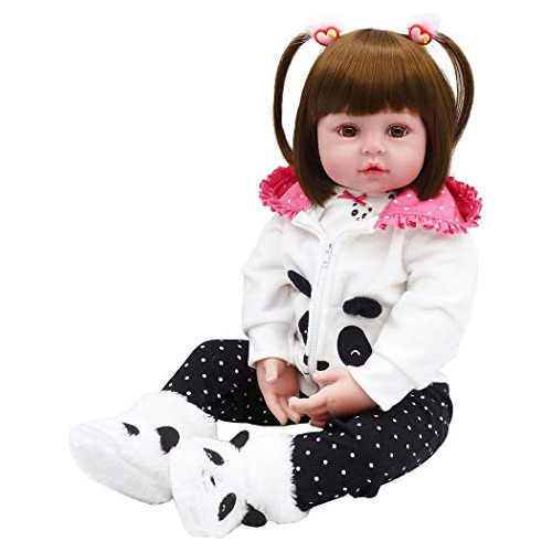 Maihao 19inch Reborn Baby Dolls Girl Panda Outfit Pks4a