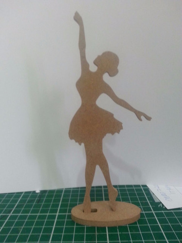 Kit 40 Bailarina 15 Cm Em Mdf Cru De 6mm