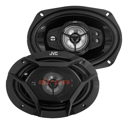 Parlantes 6x9 Pulgadas Jvc Dr6950 100w Rms Pentaxial 5 Vias