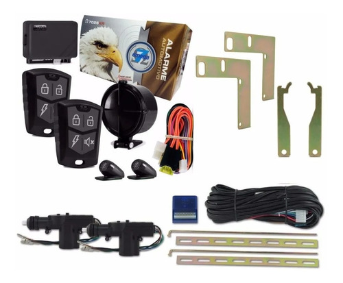 Kit Trava Eletrica + Alarme 2 Controles Corsa Wind 2 Portas