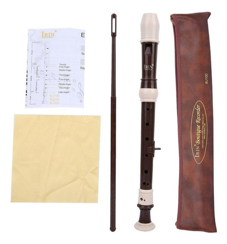 8 Agujeros Barroco Flauta Clarinete Flauta De Madera Instrum