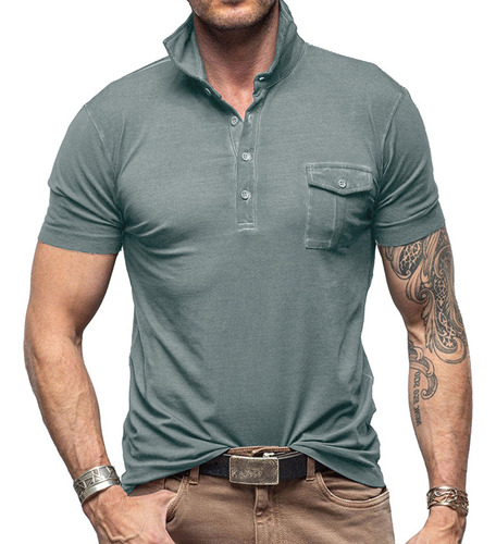 Camisa Holgada De Verano Para Hombres De Negocios De Talla G