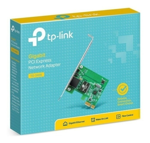 Imagem 3 de 3 de Adaptador De Rede Tp-link Gigabit Pci Express - Tg-3468
