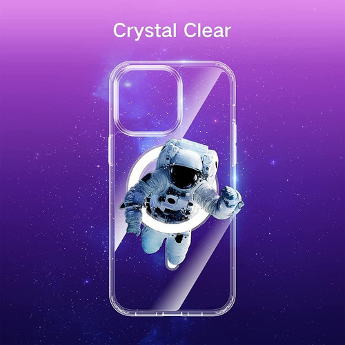 Imagen 4 de 7 de Estuche - Forro Clear Magsafe Apple iPhone 14 Pro Max