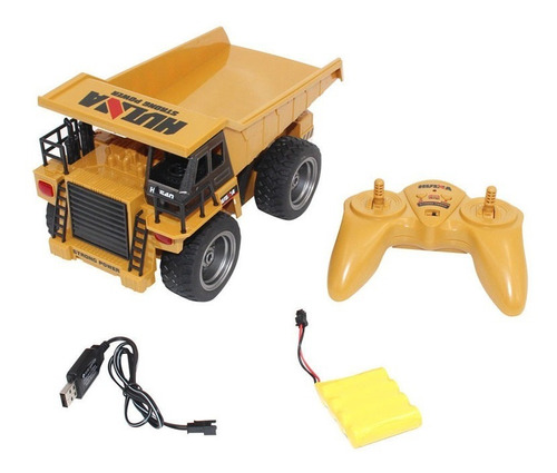 Metal Huina Coleccion Control Remoto / Camion Minero 1/18