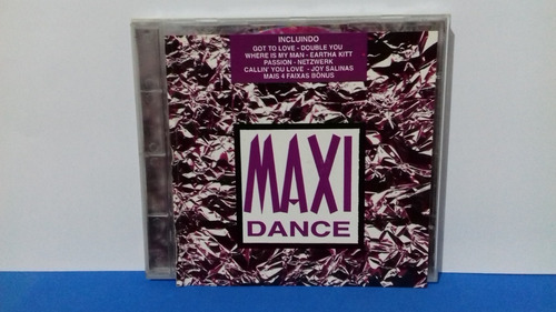 Cd Maxi Dance 1995 (excelente) Euro Dance 1995 (Usado)