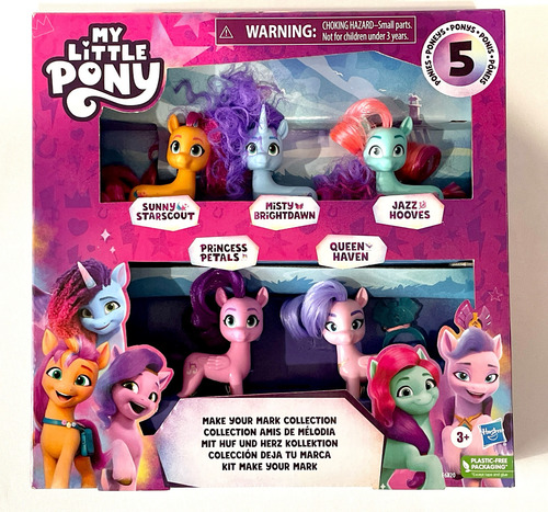 My Little Pony Colección Deja Tu Marca 5 Ponys Hasbro 2022 (Usado)