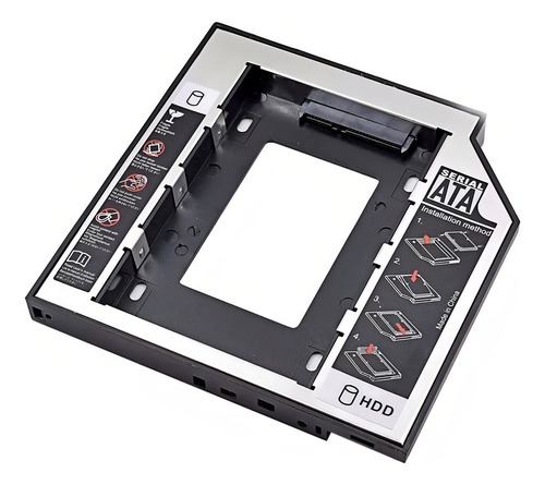 Caddy 9,5mm Macbook Pro 13 15 17 Segundo Disco Ssd Notebook