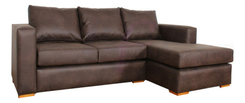 Sillon Sofa Esquinero Premium 250x160 Simil Cuero Talampaya