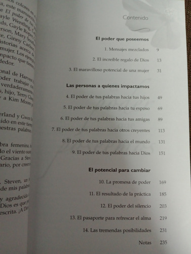 El Poder De Tus Palabras./ Sharon Jaynes (Usado)