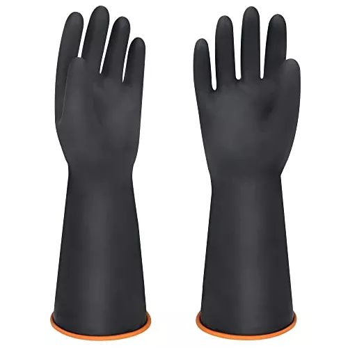 frente escalar Pescador 14' Guantes De Látex Resistentes Productos Químicos D... | Envío gratis