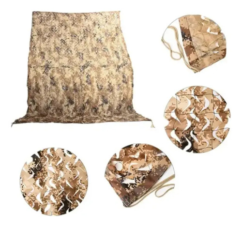 Malla De Camuflaje Tactica Militar Caza Pesca 3x2 Metros