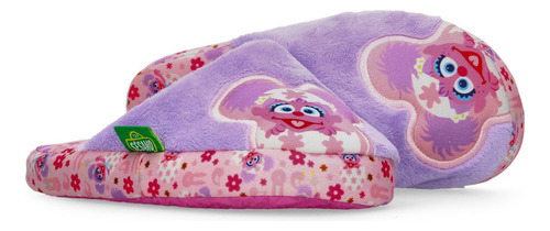 Pantuflas Sesamo De Abby Cadabby Color Lila Para Niña 