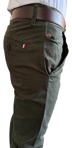 Pantalon Slim Gabardina Rvng