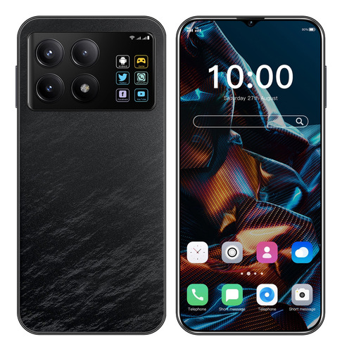 Smartphones F6 Pro 256gb 12gb Ram Dual Sim Android 14 Batería 8000mah Pantalla Grande Celular