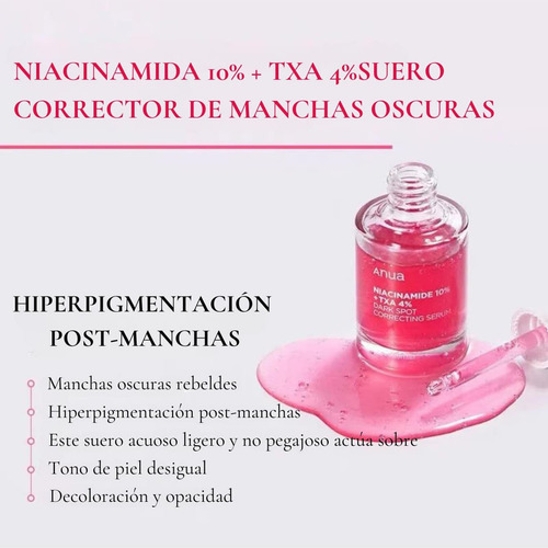 Anua Suero Corrector De Manchas Oscuras Con Niacinamida