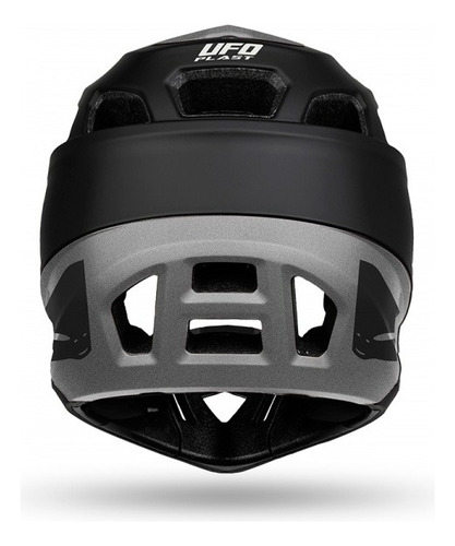 Casco Defcon One Ufo Enduro Mtb Dh Downhill Bici Full Face Color Negro Talla M - 57-58 Cm