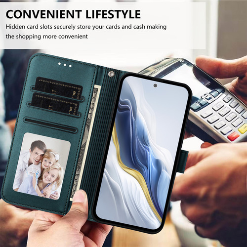 Funda Para Oppo Reno 12 5g/12 Pro 5g/12f 5g/12f 4g/12f 5g/12fs 5g A Prueba De Golpes, Cartera De Piel, 3 Ranuras Para Tarjetas, Bolsillo Para Efectivo