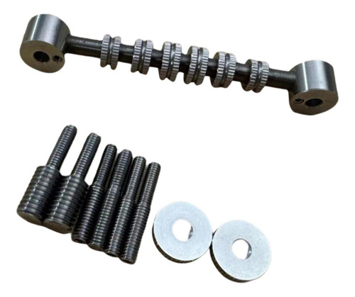 Roller Saddle Bridge Ponte 6 Cordas Acessório Metal Peças
