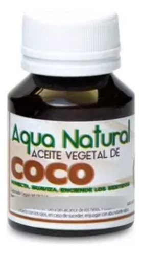 Aceites De Coco Aqua Natural X 50cc.