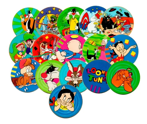 Tazos Looney Tunes Elma Chips Original - 10 Unidades | MercadoLivre