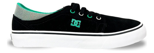 Tenis Dc Shoes Trase Mujer Negro Turquesa Adbs300181bqw