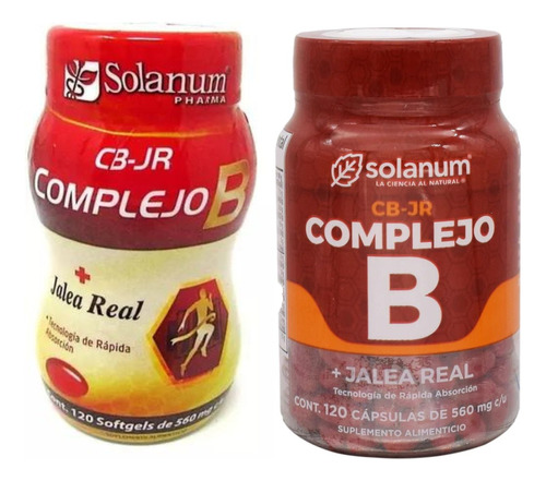 Complejo B + Jalea Real Solanum 560mg 120caps