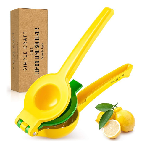 Simple Craft 2-in-1 Lemon Squeezer - Prensa Manual Del Expri