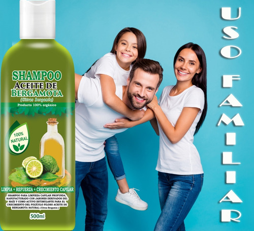 Kit Bergamota 3 Shampoo 2 Acondicionador 2 Jabón 3 Aceites
