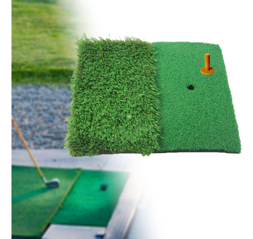 // Alfombra Para Golpear Golf, Césped Artificial, Doble