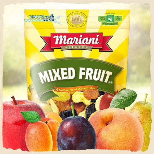 Mariani Mezcla De Frutas Deshidratadas 1 Kg | Snack Natural