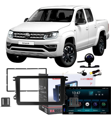 Central Multimidia Fusca Gol G7 Amarok 2015 2016 2017