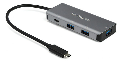 Hub Usb-c De 4 Puertos De 10 Gbps Con Suministro De Energia