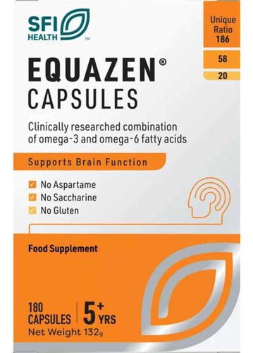 Omega 3 Y 6 180 Cáps- Equazen - Unidad a $1733