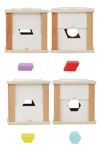 Cubo De Actividades Para Bebés, Juguete Clasificador De
