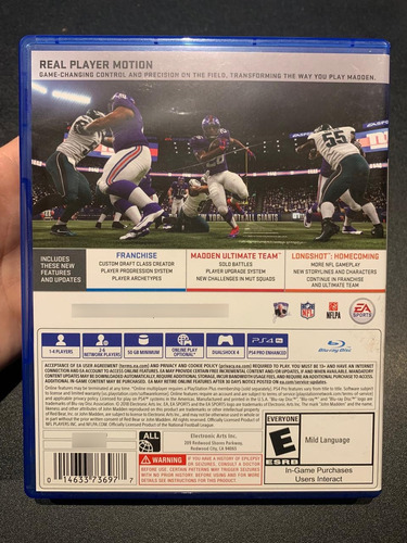 Madden Nfl 19 Ps4 (Usado)