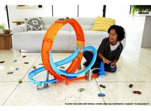 Hot Wheels Pista Desafio Recorde 9 Loops e 2 Propulsores