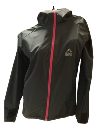 Campera Rompeviento Impermeable Black Rock Runn 2 Mujer