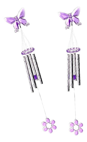 4 Campanas De Viento Decorativas Para Exteriores, 4 Piezas