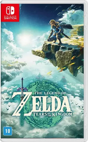 The Legend Of Zelda Tears Of Kingdom Switch Mídia Física - R$ 349,99