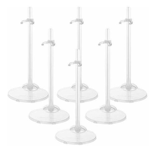 Artibetter 12pcs Doll Stand Transparente Doll Soporte Q5d2e