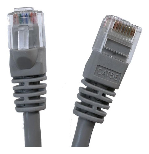 Cable De Red Rj45 Utp Cat 5e Gris