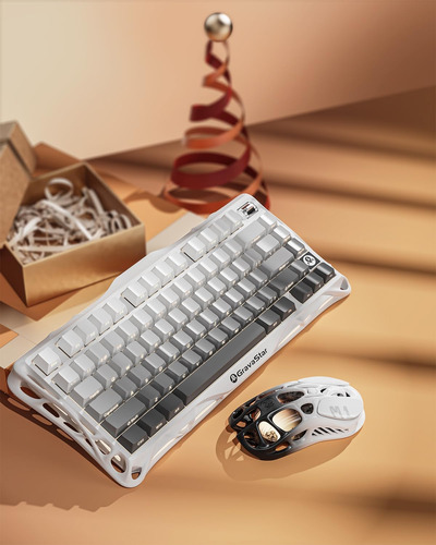 Gravastar Teclado Mecánico Inalámbrico, Retroiluminación Rgb