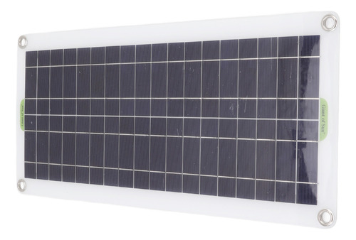 Panel De Carga Solar De 30 W, Kit De Batería Con Inversor De