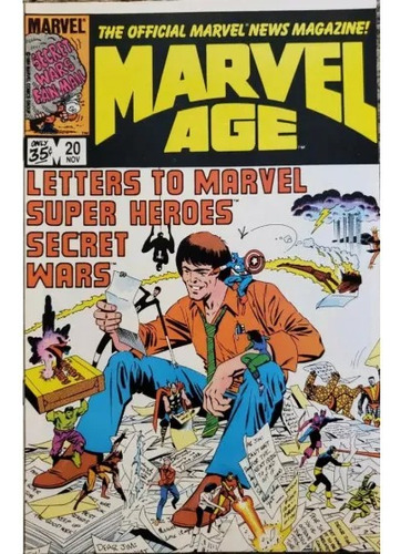 Revista Comic Marvel Age Letters To Marvel
