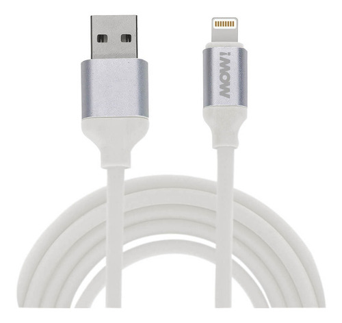 Cable Carga Y Datos Lightning Usb iPhone iPad Blanco 